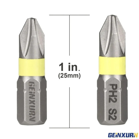 30 Pieces PH2 #2 Phillips screwdriver bits, alloy - Picture 4 of 4